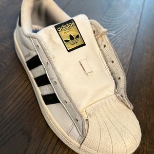 Adidas superstar no lace or insoles